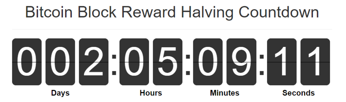 Halving De Bitcoin Comenz La Cuenta Regresiva D Nde Ver En Tiempo